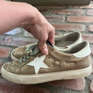 Golden Goose Sneakers with White Star